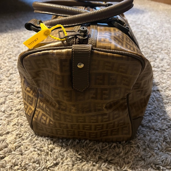 Fendi Vintage Zucca Boston Bag - Picture 3 of 9